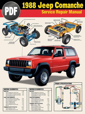 1988 JEEP COMANCHE SHOP SERVICE REPAIR MANUAL - PDF
