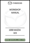 1988 MAZDA 323 WORKSHOP MANUAL - PDF