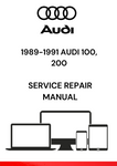 DISCOVER COMPREHENSIVE SERVICE AND REPAIR MANUALS FOR THE 1989-1991 AUDI 100 AND 200. DOWNLOAD YOUR PDF GUIDE TODAY FOR EXPERT MAINTENANCE TIPS AND TROUBLESHOOTING.