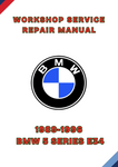 1989-1996 BMW 5 SERIES E34 WORKSHOP SERVICE REPAIR MANUAL - PDF