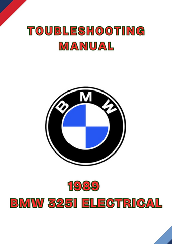 1989 BMW 325I ELECTRICAL TOUBLESHOOTING MANUAL - PDF
