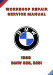 1989 BMW 325, 325I WORKSHOP REPAIR SERVICE MANUAL - PDF