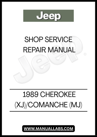 REVITALIZE YOUR 1989 JEEP CHEROKEE (XJ) OR COMANCHE (MJ) WITH OUR COMPREHENSIVE SHOP SERVICE REPAIR MANUAL. THIS ESSENTIAL GUIDE IS DESIGNED TO EMPOWER BOTH SEASONED MECHANICS AND DIY ENTHUSIASTS, PROVIDING DETAILED INSTRUCTIONS AND INSIGHTS TO TACKLE ANY REPAIR OR MAINTENANCE TASK WITH CONFIDENCE.