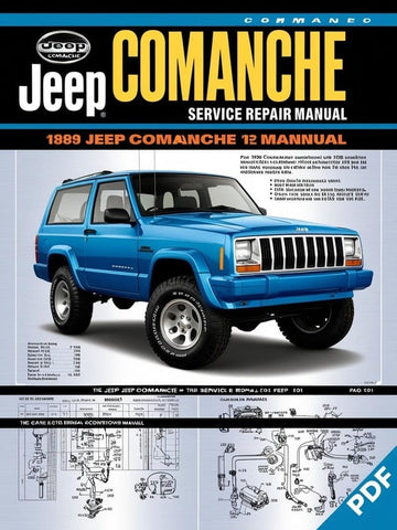 1989 JEEP COMANCHE SHOP SERVICE REPAIR MANUAL - PDF
