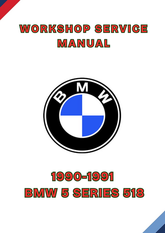 1990-1991 BMW 5 SERIES 518 WORKSHOP SERVICE MANUAL - PDF