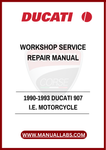 DON’T LET MINOR ISSUES TURN INTO MAJOR PROBLEMS. EQUIP YOURSELF WITH THE RIGHT TOOLS AND INFORMATION TO MAINTAIN YOUR DUCATI 907 I.E. EFFECTIVELY. DOWNLOAD YOUR PDF MANUAL