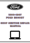 1990-1997 FORD ESCORT SHOP SERVICE REPAIR MANUAL - PDF