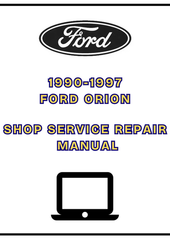 1990-1997 FORD ORION SHOP SERVICE REPAIR MANUAL - PDF