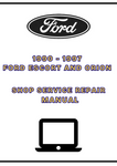1990 - 1997 FORD ESCORT AND ORION SHOP SERVICE REPAIR MANUAL - PDF