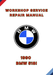1990 BMW 518I WORKSHOP SERVICE REPAIR MANUAL - PDF