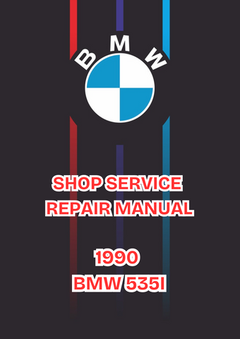 1990 BMW 535I SHOP SERVICE REPAIR MANUAL - PDF