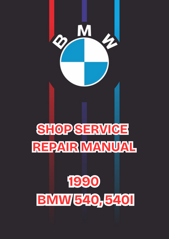 1990 BMW 540, 540I SHOP SERVICE REPAIR MANUAL - PDF 