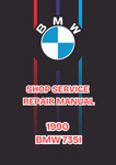 1990 BMW 735I SHOP SERVICE REPAIR MANUAL - PDF