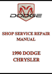 1990 DODGE CHRYSLER SHOP SERVICE REPAIR MANUAL - PDF
