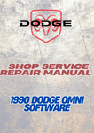1990 DODGE OMNI SOFTWARE SHOP SERVICE REPAIR MANUAL - PDF