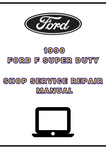  1990 FORD F SUPER DUTY SHOP SERVICE REPAIR MANUAL - PDF