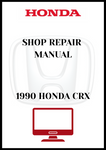1990 HONDA CRX SHOP REPAIR MANUAL - PDF