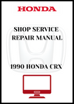 1990 HONDA CRX SHOP SERVICE REPAIR MANUAL - PDF