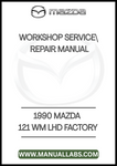 1990 MAZDA 121 WM LHD FACTORY WORKSHOP SERVICE REPAIR MANUAL - PDF