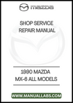1990 MAZDA MX-6 ALL MODELS SHOP SERVICE REPAIR MANUAL - PDF
