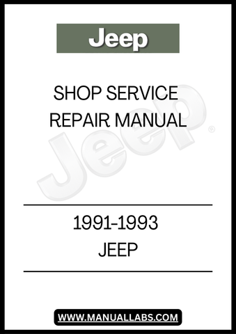 1991-1993 JEEP SPARE PART CATALOGUE MANUAL - PDF