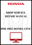 1991-1995 HONDA CIVIC SHOP SERVICE REPAIR MANUAL - PDF