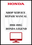 1991-1995 HONDA LEGEND SHOP SERVICE REPAIR MANUAL - PDF