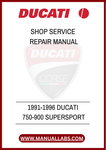 DON'T LET MECHANICAL ISSUES HOLD YOU BACK FROM ENJOYING THE RIDE. INVEST IN THE 1991-1996 DUCATI 750-900 SUPERSPORT SHOP SERVICE REPAIR MANUAL TODAY AND ENSURE YOUR 