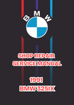 1991 BMW 325IX SHOP SERVICE REPAIR MANUAL - PDF