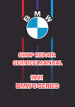 1991 BMW 5 SERIES SHOP SERVICE REPAIR MANUAL - PDF