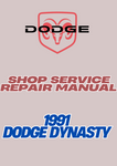  1991 DODGE DYNASTY SHOP SERVICE REPAIR MANUAL - PDF