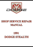 1991 DODGE STEALTH SHOP SERVICE REPAIR MANUAL - PDF