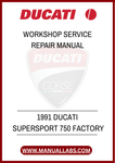 DON'T MISS OUT ON THE OPPORTUNITY TO ENHANCE YOUR OWNERSHIP EXPERIENCE. DOWNLOAD THE 1991 DUCATI SUPERSPORT 750 FACTORY WORKSHOP SERVICE REPAIR MANUAL TODAY AND