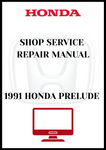 1991 HONDA PRELUDE SHOP SERVICE REPAIR MANUAL - PDF