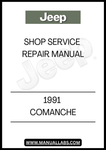 1991 JEEP COMANCHE SHOP SERVICE REPAIR MANUAL - PDF