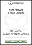 1991 MAZDA 626 GD GV SERIES MODELS SHOP SERVICE REPAIR MANUAL - PDF