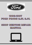 1992-1997 FORD PROBE 2.5L 2.0L SHOP SERVICE REPAIR MANUAL - PDF 