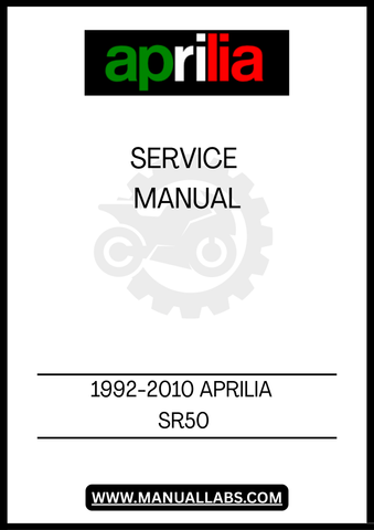UNLOCK THE FULL POTENTIAL OF YOUR 1992-2010 APRILIA SR50 WITH OUR COMPREHENSIVE SERVICE MANUAL IN PDF FORMAT. THIS ESSENTIAL GUIDE IS DESIGNED TO PROVIDE YOU WITH DETAILED INSTRUCTIONS, DIAGRAMS, AND TROUBLESHOOTING TIPS TO KEEP YOUR SCOOTER RUNNING SMOOTHLY AND EFFICIENTLY.