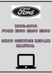 1992-2010 FORD E150 E250 E350 SHOP SERVICE REPAIR MANUAL - PDF 
