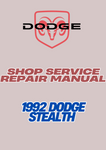 1992 DODGE STEALTH SHOP SERVICE REPAIR MANUAL - PDF