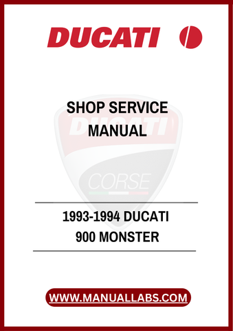 DON'T MISS OUT ON THE OPPORTUNITY TO ENHANCE YOUR DUCATI EXPERIENCE. DOWNLOAD THE 1993-1994 DUCATI 900 MONSTER SHOP SERVICE MANUAL TODAY AND EQUIP YOURSELF WITH THE