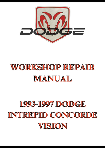 1993-1997 DODGE INTREPID CONCORDE VISION WORKSHOP REPAIR MANUAL - PDF