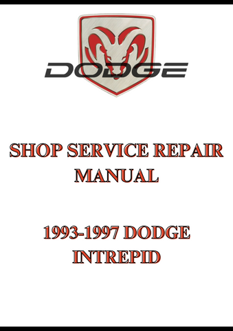 1993-1997 DODGE INTREPID SHOP SERVICE REPAIR MANUAL - PDF
