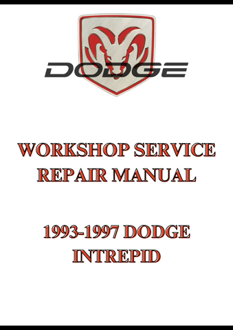 1993-1997 DODGE INTREPID WORKSHOP SERVICE REPAIR MANUAL - PDF