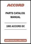 1993 ACCORD DC PARTS CATALOG MANUAL – PDF FILE