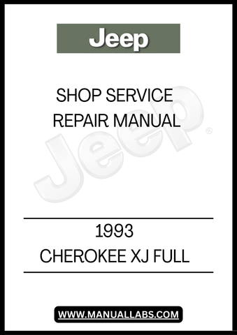 REVITALIZE YOUR 1993 JEEP CHEROKEE XJ WITH OUR COMPREHENSIVE FULL SHOP SERVICE REPAIR MANUAL. THIS ESSENTIAL GUIDE IS DESIGNED FOR BOTH SEASONED MECHANICS AND DIY ENTHUSIASTS, PROVIDING DETAILED INSTRUCTIONS AND DIAGRAMS TO TACKLE ANY REPAIR OR MAINTENANCE TASK WITH CONFIDENCE.