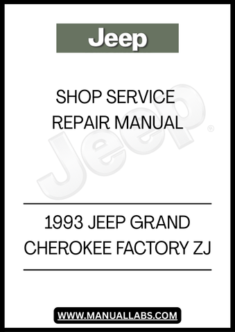 REVITALIZE YOUR 1993 ZJ JEEP GRAND CHEROKEE WITH THE ULTIMATE FACTORY SHOP SERVICE REPAIR MANUAL. THIS COMPREHENSIVE GUIDE IS DESIGNED SPECIFICALLY FOR YOUR VEHICLE, PROVIDING DETAILED INSTRUCTIONS AND DIAGRAMS TO HELP YOU TACKLE ANY REPAIR OR MAINTENANCE TASK WITH CONFIDENCE. WHETHER YOU'RE A SEASONED MECHANIC OR A DIY ENTHUSIAST, THIS MANUAL IS AN ESSENTIAL TOOL FOR KEEPING YOUR JEEP IN PEAK CONDITION.