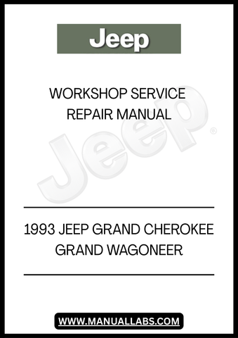 1993 JEEP GRAND CHEROKEE GRAND WAGONEER SERVICE REPAIR MANUAL
REVITALIZE YOUR 1993 JEEP GRAND CHEROKEE OR GRAND WAGONEER WITH OUR COMPREHENSIVE SERVICE REPAIR MANUAL. THIS ESSENTIAL GUIDE IS DESIGNED TO EMPOWER YOU WITH THE KNOWLEDGE AND TOOLS NEEDED TO TACKLE ANY REPAIR OR MAINTENANCE TASK WITH CONFIDENCE. FROM ENGINE DIAGNOSTICS TO ELECTRICAL SYSTEMS, EVERY ASPECT OF YOUR VEHICLE IS COVERED IN DETAIL.