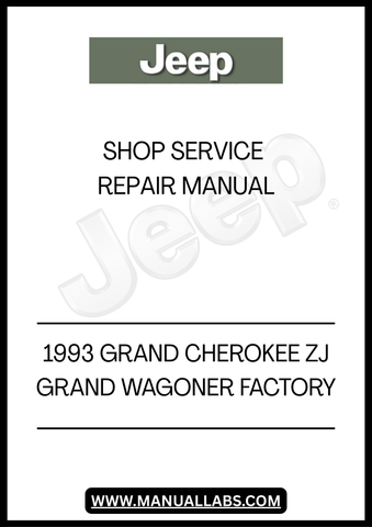 DISCOVER THE ULTIMATE RESOURCE FOR MAINTAINING AND RESTORING YOUR 1993 JEEP GRAND CHEROKEE ZJ GRAND WAGONER WITH OUR FACTORY SHOP SERVICE MANUAL. THIS COMPREHENSIVE GUIDE IS DESIGNED SPECIFICALLY FOR YOUR VEHICLE, PROVIDING DETAILED INSTRUCTIONS AND DIAGRAMS TO ENSURE YOU HAVE THE RIGHT INFORMATION AT YOUR FINGERTIPS.
