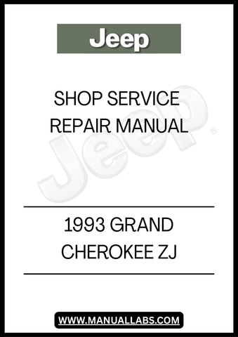 REV UP YOUR DIY SKILLS WITH THE 1993 JEEP GRAND CHEROKEE ZJ SHOP SERVICE REPAIR MANUAL. THIS COMPREHENSIVE GUIDE IS AN ESSENTIAL RESOURCE FOR ANY JEEP ENTHUSIAST OR MECHANIC, PROVIDING DETAILED INSTRUCTIONS AND DIAGRAMS TO TACKLE REPAIRS AND MAINTENANCE WITH CONFIDENCE.